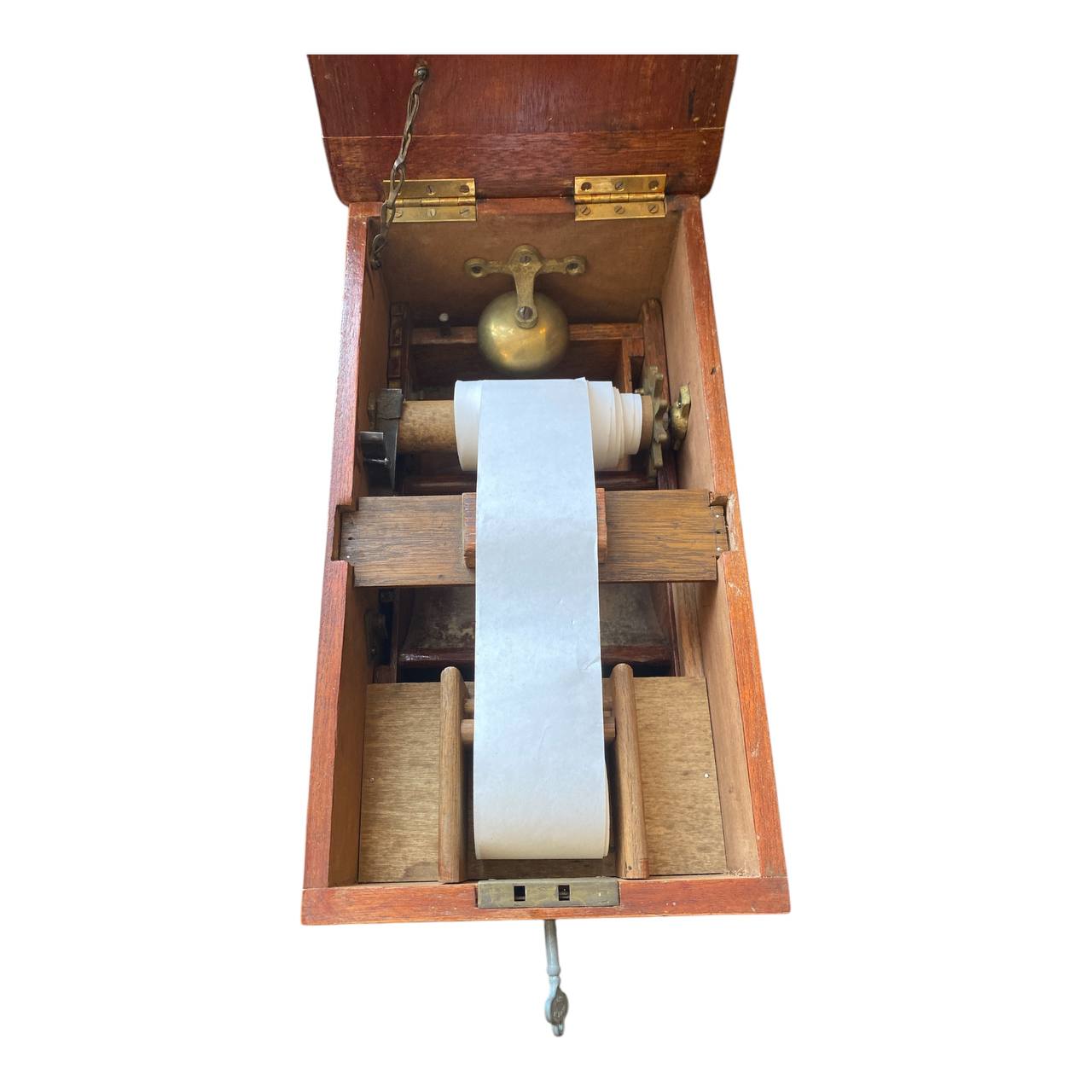 Antique Gledhill & Halifax Till Shop Till With Key Working Bell Haberdashery