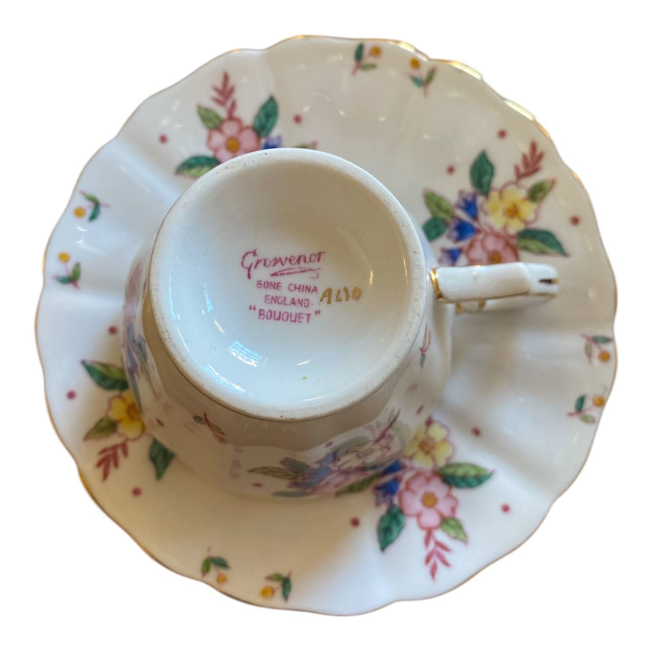 Jackson and Gosling Grosvenor China Bouquet A630 China Tea Set For 6 Persons