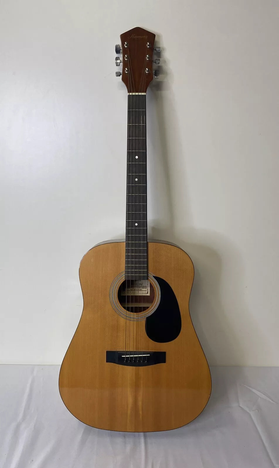 Harmony H6820 Acoustic Guitar Excellent Condition Made In Korea