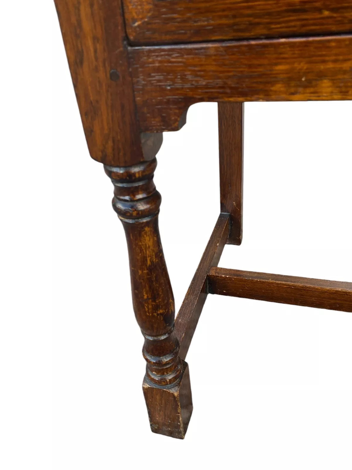 Vintage LIGHT OAK OFFICE WRITING DESK COMPUTER TABLE
