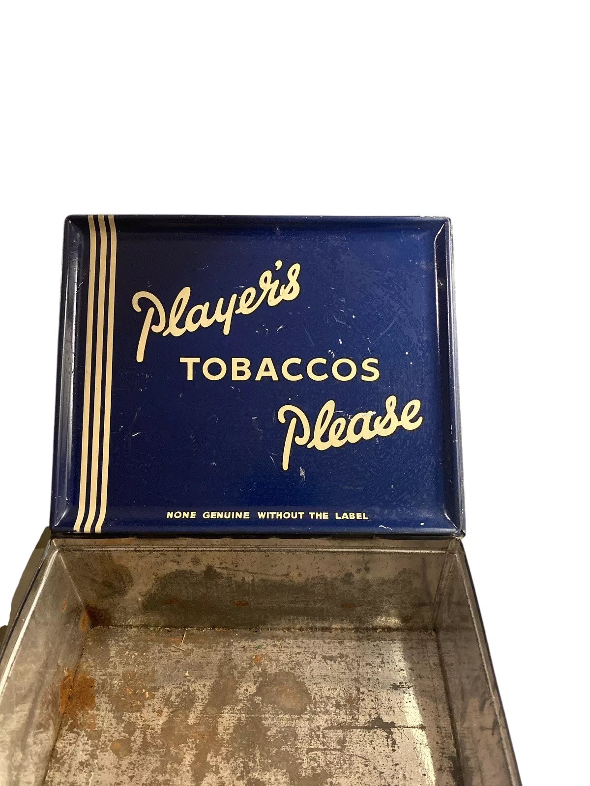 Original Players Please Metal Tobacco Tin