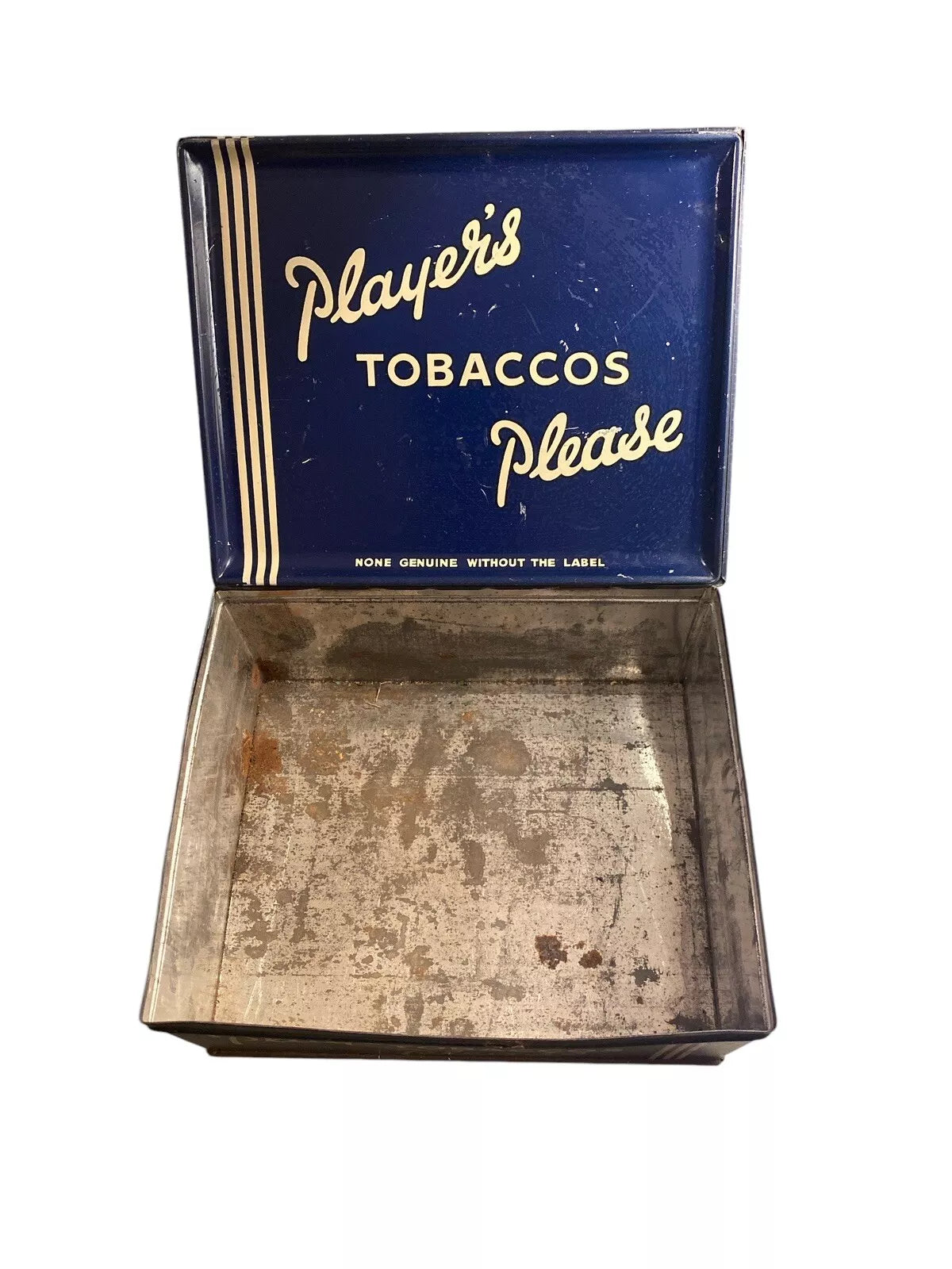 Original Players Please Metal Tobacco Tin