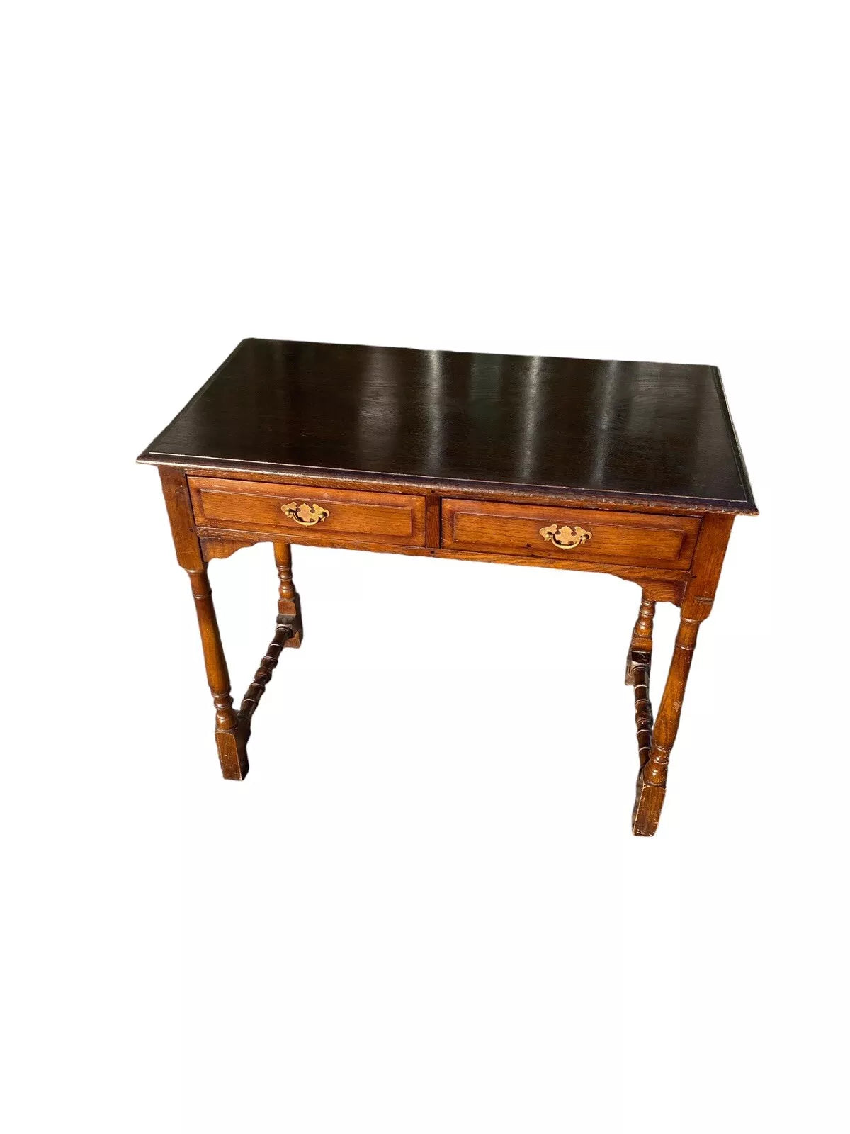 Vintage LIGHT OAK OFFICE WRITING DESK COMPUTER TABLE