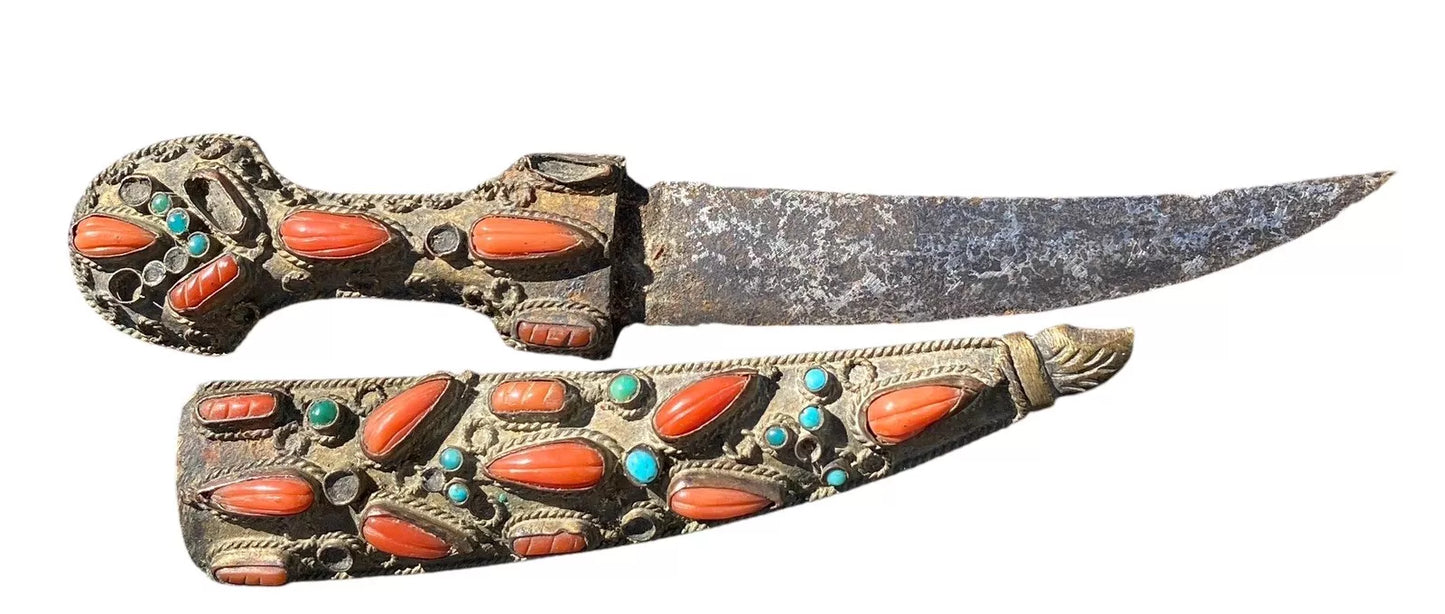 Ottoman Turkish coral dagger 15 cm