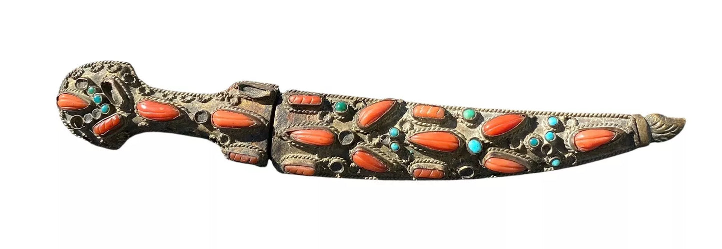 Ottoman Turkish coral dagger 15 cm