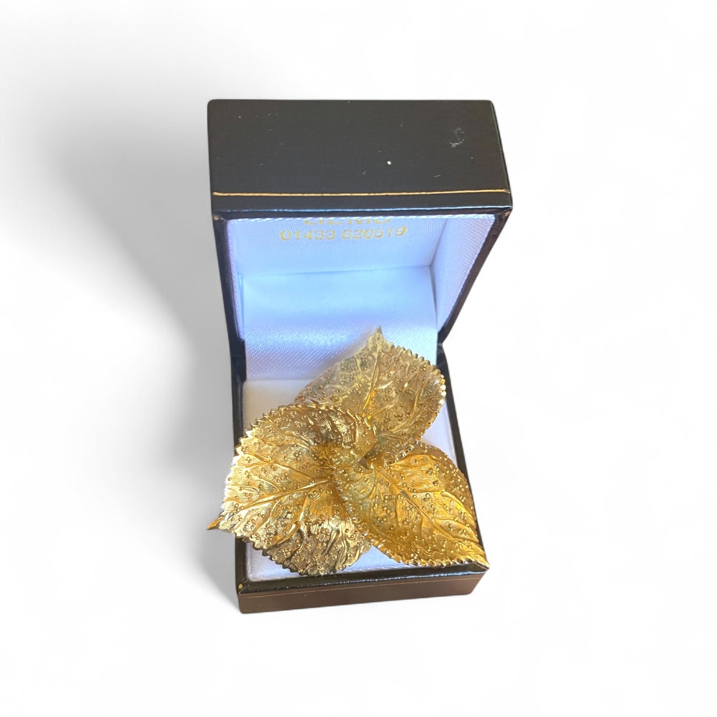 Christian Dior Grosse Brooch Gold Colour Signed Grosse Germany 1965