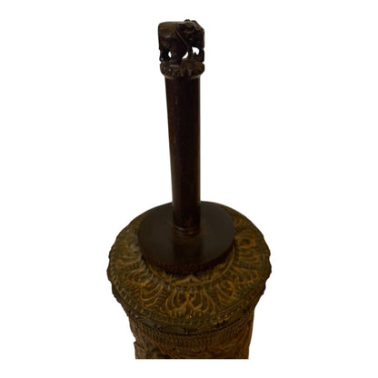 Wooden Vintage Cigarette Box Height 10 cm