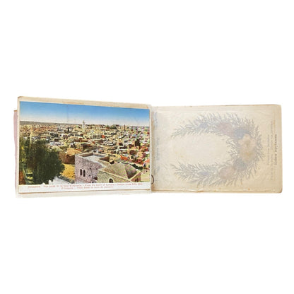 Vintage Flowers & Views Of Holy Land Jerusalem Judaica Judaism Jewish Israel