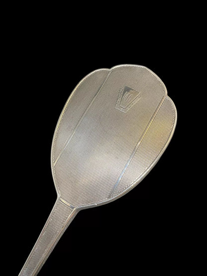 Vintage c1964 Sterling Silver Hand Held Mirror and Hair Brush Set