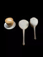 Vintage c1964 Sterling Silver Hand Held Mirror and Hair Brush Set